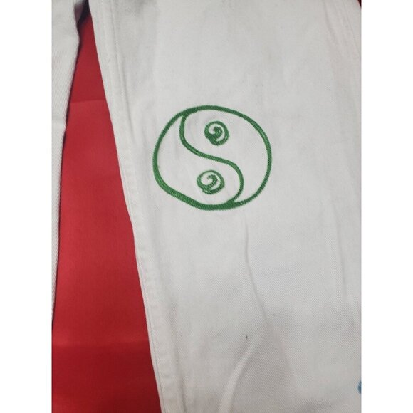 Pacsun Carpenter Pants Size 27 Womens Bootcut Festival Hippie Butterfly Mushroom - Picture 5 of 16